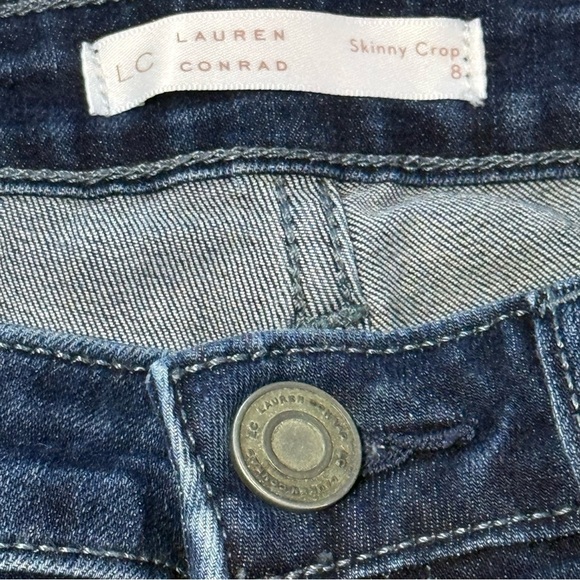 LC Lauren Conrad Dark Blue Ankle Jeans - Picture 4 of 8